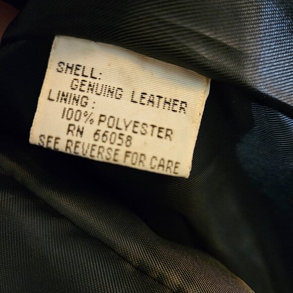 VTG MED Classic Laura Winston Black Leather Women's Button Up Long Trench Coat - Picture 9 of 16